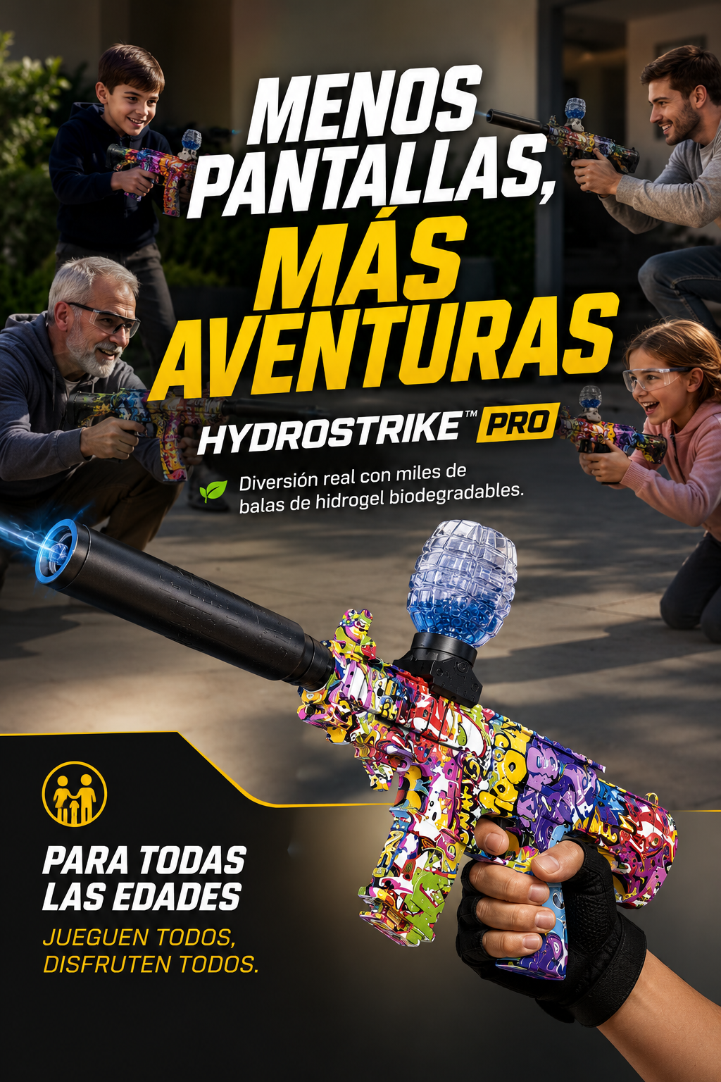 HydroStrike™ Pro + 5000 Municiones