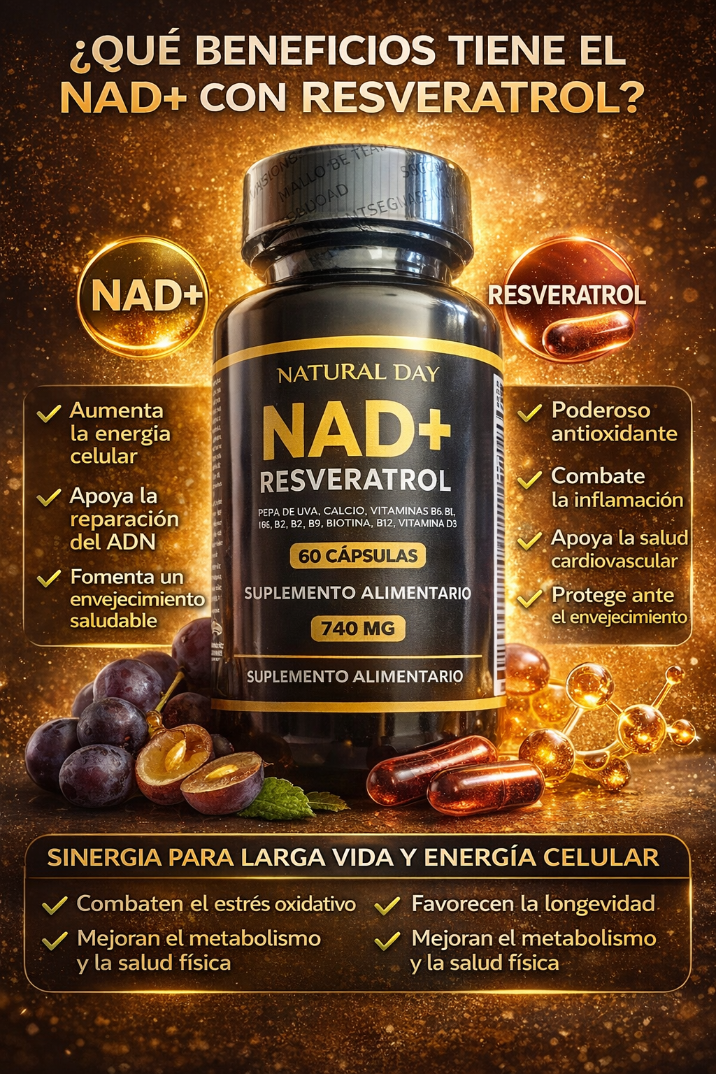 SUPER NAD + RESVERATROL 60 cap