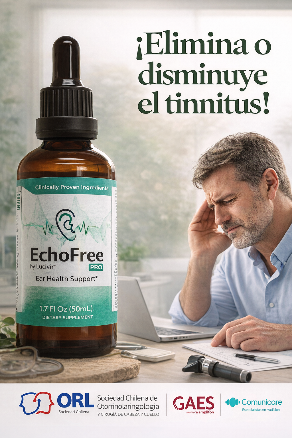 Echofree Tratamiento Profesional Contra El Tinnítus - Bienestar Auditivo