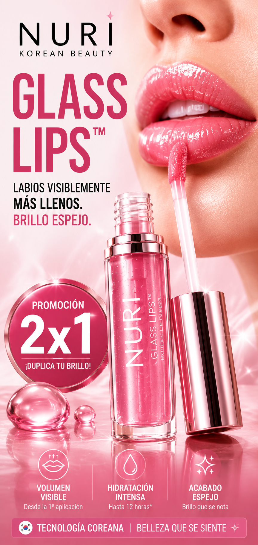 NURI Glass Lips™ 2x1