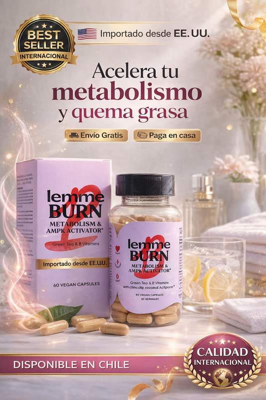 LEMME BURN®  🔥Activador Metabólico y Quema Grasa Abdominal🔥 ORIGINAL USA PRO 60 capsulas