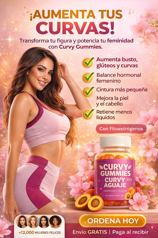 Curvy Gummies™ | El Secreto Natural para Curvas de Ensueño