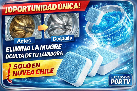 Pastillas de limpieza para lavadora