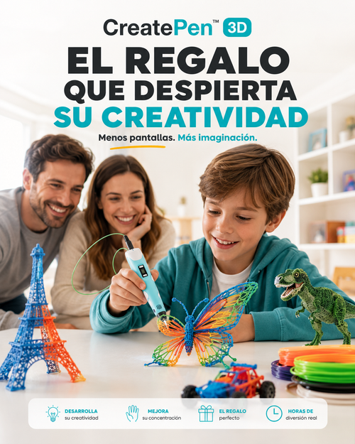 CreatePen™ 3D + 100Mts De Filamento