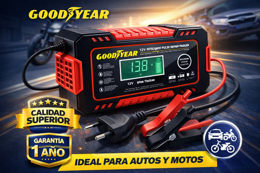 CARGADOR - REPARADOR DE BATERIAS PARA AUTO - Familia Goodyear®