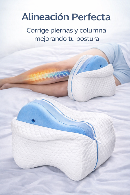 DELUXE ERGONOMIC PLUS Almohada Ortopedica Para Piernas + Alineación de Cadera y Espina Dorsal