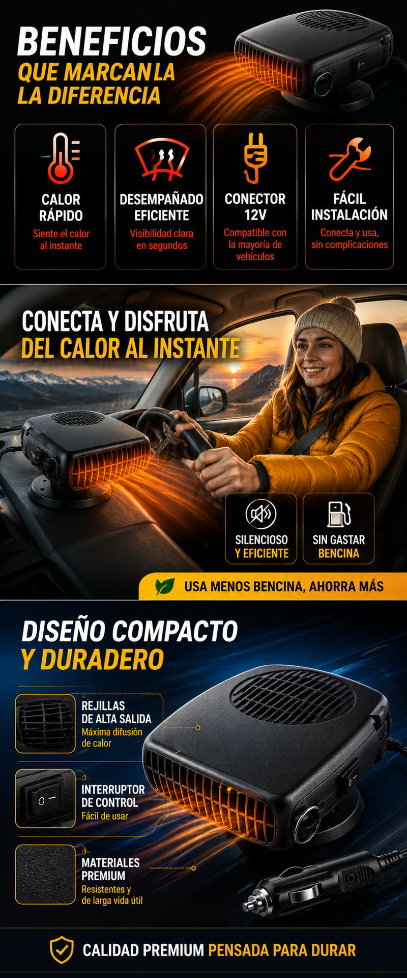 Desempaña en 3 minutos