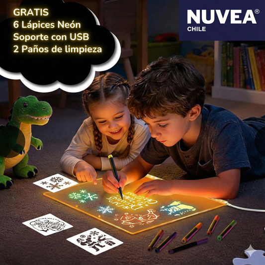 PIZARRA MÁGICA + LAPICES     ¡NO MÁS PANTALLAS!