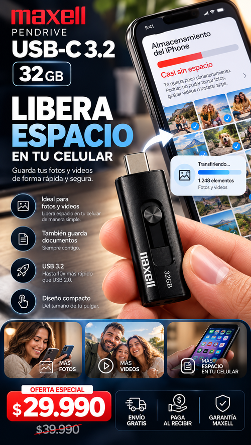 PocketDrive™ 32GB 3.2Gz