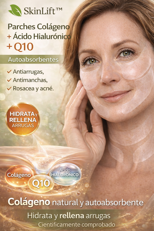 ✨ SkinGlow Patches™ Parches para ojeras, Pómulos, Comisuras y Cuello