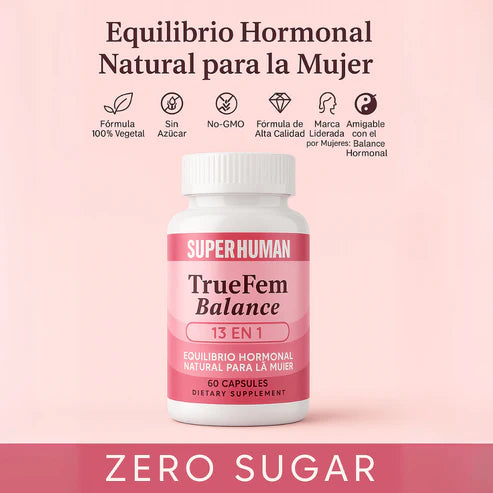 TRUE FEM BALANCE Cápsulas Para el Equilibrio Hormonal (60 Cápsulas)